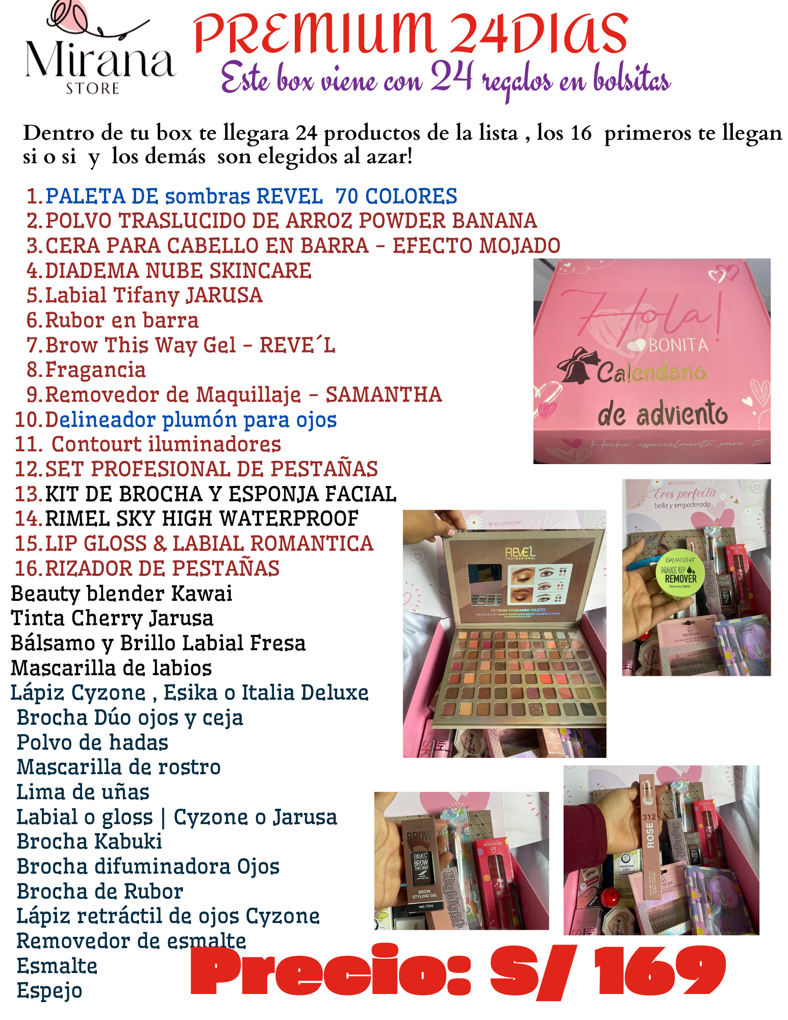 CALENDARIO DE ADVIENTO PREMIUM 24 DIAS